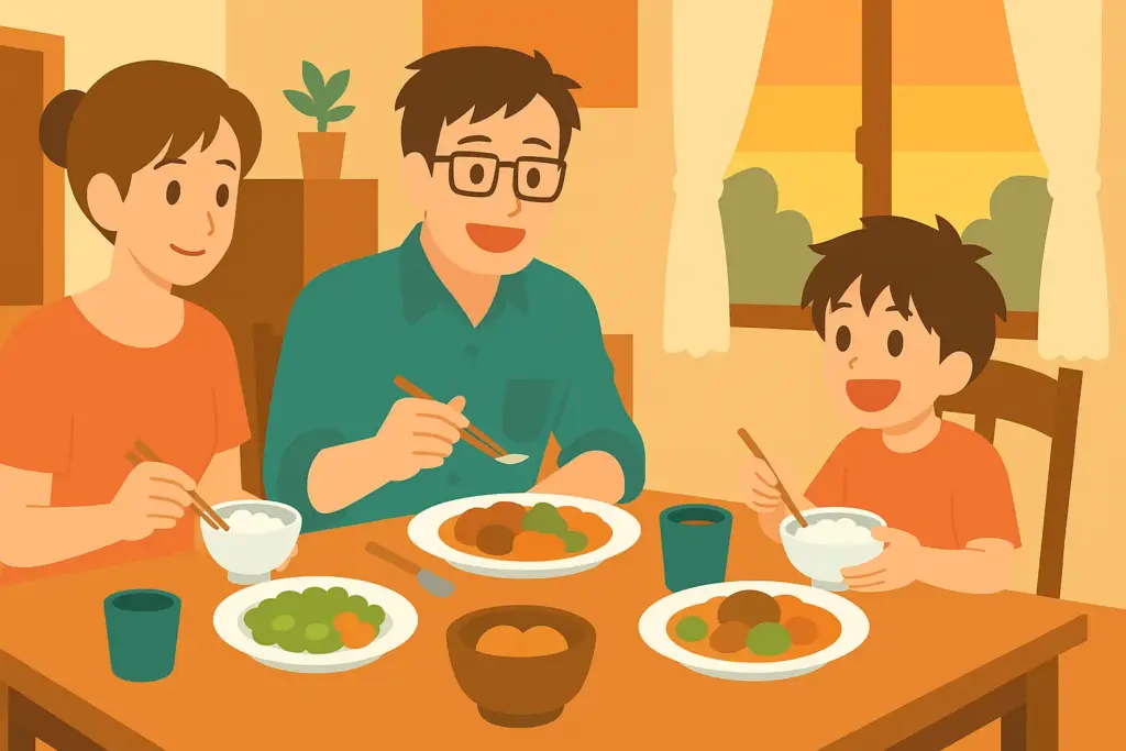 昼日勤タクシーの働き方で家庭との夕食を確保する暮らし