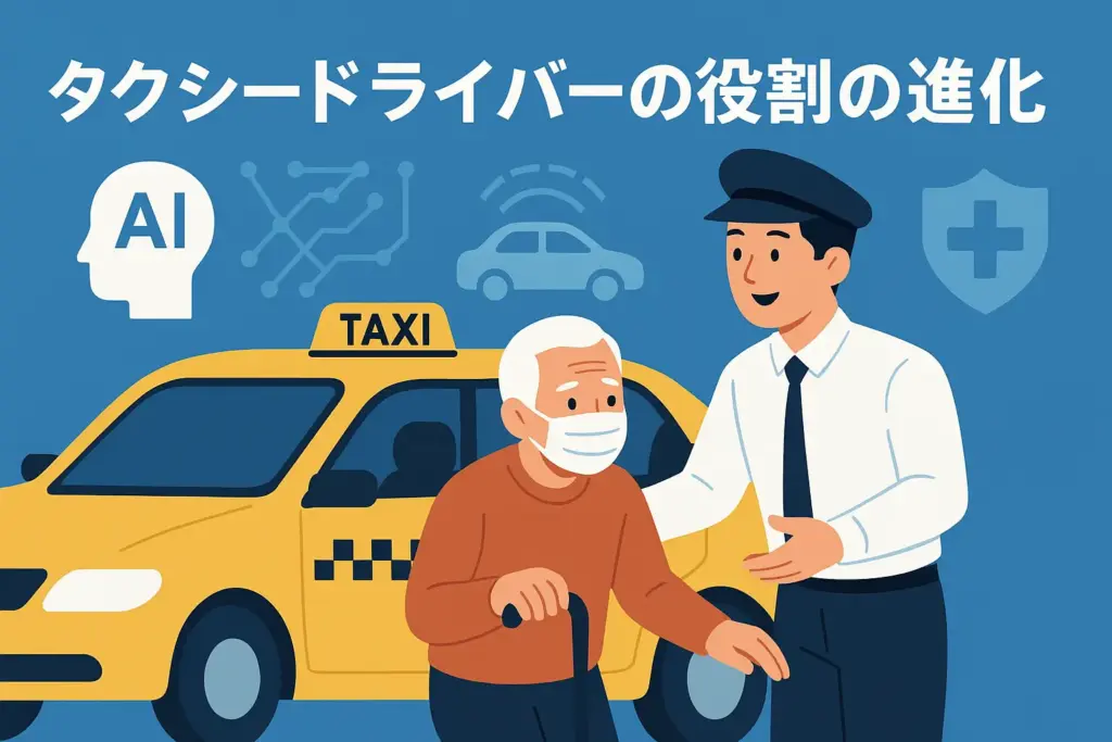 AIと自動運転時代に進化するタクシードライバーの役割|人間力・接客力・緊急対応力を重視する未来の移動サービス